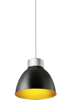 Preview: PARA DOME, Leuchtenschirm aluminium black/gold