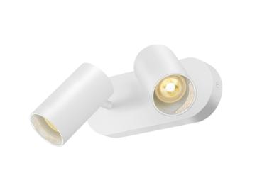 Preview: ASTO TUBE, Deckenaufbauleuchte, zylindrisch, max. 2x10 W, weiß