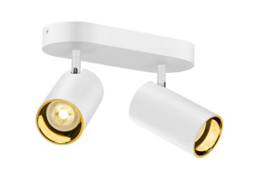 Preview: ASTO TUBE, Deckenaufbauleuchte, zylindrisch, max. 2x10 W, weiß