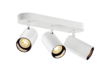 ASTO TUBE, Deckenaufbauleuchte, zylindrisch, max. 3x10 W, weiß