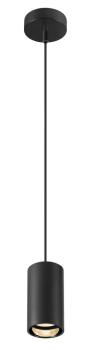 Preview: ASTO TUBE, Pendelleuchte, GU10, Pendellänge 250 cm, max. 10 W, schwarz