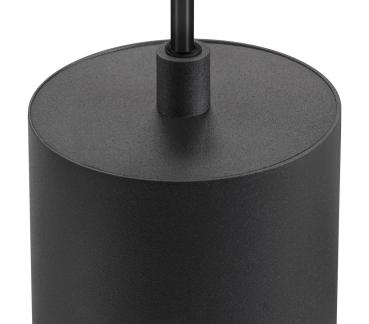 ASTO TUBE, Pendelleuchte, GU10, Pendellänge 250 cm, max. 4x10 W, schwarz