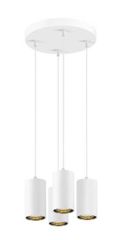 Preview: ASTO TUBE, Pendelleuchte, GU10, Pendellänge 250 cm, max. 4x10 W, weiß