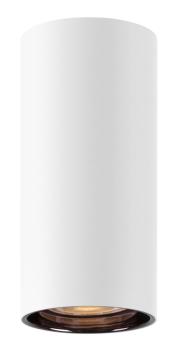 ASTO TUBE, Deckenaufbauleuchte, zylindrisch, max. 1x10 W, weiß