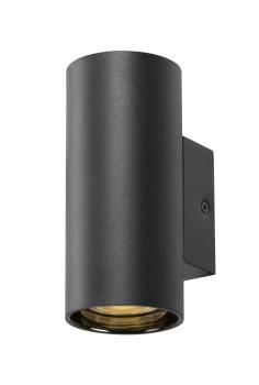 ASTO TUBE, Wandaufbauleuchte, zylindrisch, max. 1x10 W, schwarz