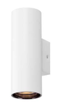 ASTO TUBE, Wandaufbauleuchte, zylindrisch, max. 2x10 W, weiß