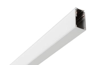 Preview: 1 m Aufbauschiene tief, 48V TRACK, weiß, DALI