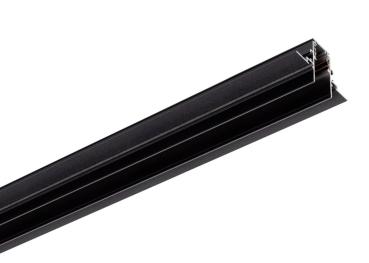 Preview: 2 m Einbauschiene, 48V TRACK, schwarz, DALI