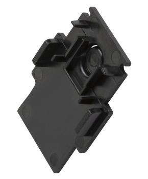 Endkappe für Einbauschiene, 48V TRACK, schwarz