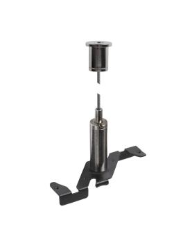 3 m Drahtseil Pendelabhängung, 48V TRACK, schwarz