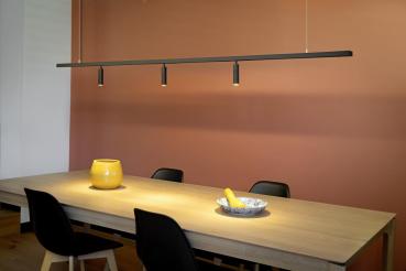 Preview: 3 m Drahtseil Pendelabhängung, 48V TRACK, schwarz