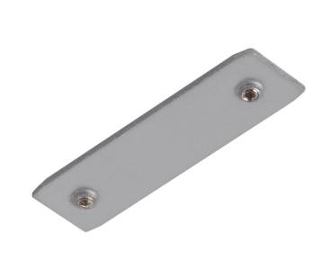 Schienenverstärkungsplatte für Aufbauschiene, 48V TRACK, grau