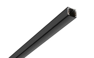 Preview: 48V TRACK Schienenabdeckung, 20 mm für Standardschiene Aufbau, 2 m, schwarz