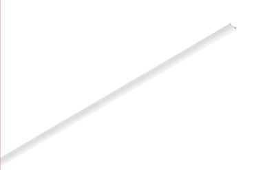 48V TRACK Schienenabdeckung, 20 mm für Standardschiene Aufbau, 2 m, weiß