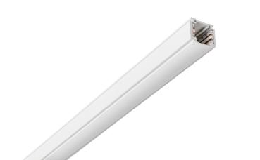 Preview: 48V TRACK Schienenabdeckung, 20 mm für Standardschiene Aufbau, 2 m, weiß