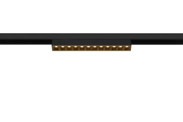 IN-LINE 22 48V TRACK, Darklight Reflector, DALI, Spot, schwarz / schwarz, 7.3 W, 580 lm, 2700 K, CRI 90, 35°