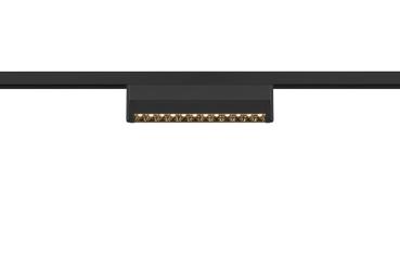 IN-LINE 24 48V TRACK, Move DALI, Darklight Reflector, Spot, schwarz / schwarz, 7.3 W, 580 lm, 2700 K, CRI 90, 35°