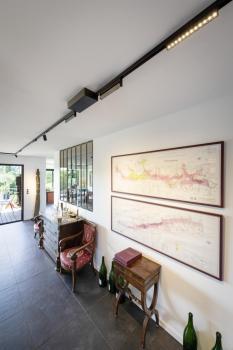 IN-LINE 24 48V TRACK, Move DALI, Darklight Reflector, Spot, schwarz / schwarz, 7.3 W, 610 lm, 3000 K, CRI 90, 35°