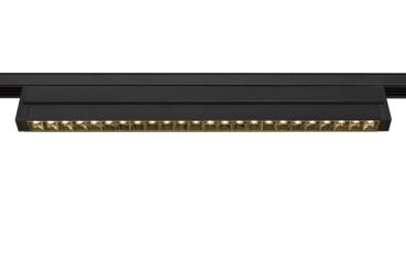 IN-LINE 46 48V TRACK, Move DALI, Darklight Reflector, Spot, schwarz / schwarz, 14 W, 1230 lm, 3000 K, CRI 90, 35°