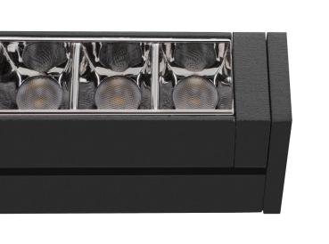 Preview: IN-LINE 46, 48V Spot, Move, Darklight Reflector, DALI, schwarz, 14 W, 1250 lm, 4000 K, CRI 90, 35°