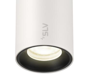 Preview: NUMINOS® XS, 48V Spot, rund, 4000 K, 8.7 W, DALI 2, 55°, matt weiß / matt schwarz