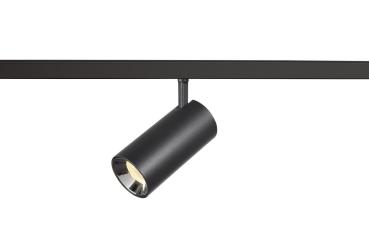 NUMINOS® S 48V TRACK, DALI, Spot, schwarz / chrom, 16 W, 1050 lm, 3000 K, CRI 90, 55°