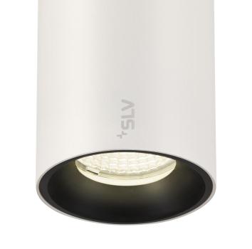 Preview: NUMINOS® S, 48V Spot, rund, 4000 K, 16 W, DALI 2, 40°, matt weiß / matt schwarz