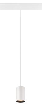 NUMINOS® XS 48V TRACK, DALI, Pendelleuchte, weiß / schwarz, 8.7 W, 640 lm, 2700 K, CRI 90, 20°