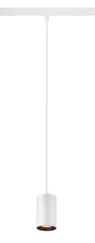 NUMINOS® XS 48V TRACK, DALI, Pendelleuchte, weiß / schwarz, 8.7 W, 620 lm, 2700 K, CRI 90, 40°