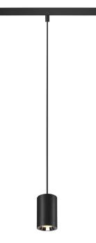 NUMINOS® XS 48V TRACK, DALI, Pendelleuchte, schwarz / chrom, 8.7 W, 700 lm, 3000 K, CRI 90, 40°