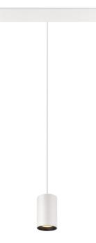 NUMINOS® XS 48V TRACK, DALI, Pendelleuchte, weiß / schwarz, 8.7 W, 700 lm, 3000 K, CRI 90, 20°