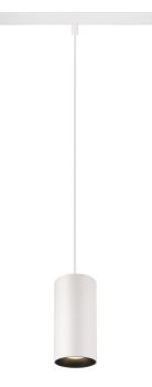 NUMINOS® S 48V TRACK, DALI, Pendelleuchte, weiß / schwarz, 16 W, 1060 lm, 3000 K, CRI 90, 20°