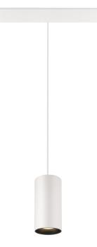 NUMINOS® S 48V TRACK, DALI, Pendelleuchte, weiß / schwarz, 16 W, 1030 lm, 3000 K, CRI 90, 55°