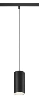 NUMINOS® S, 48V Pendelleuchte, Pendellänge 150 cm, 4000 K, 20°, DALI 2, matt schwarz / matt weiß