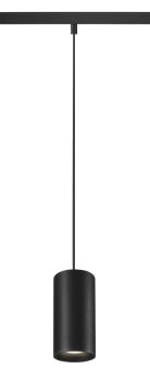 NUMINOS® S, 48V Pendelleuchte, Pendellänge 150 cm, 4000 K, 40°, DALI 2, matt schwarz