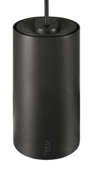 Preview: NUMINOS® S, 48V Pendelleuchte, Pendellänge 150 cm, 4000 K, 40°, DALI 2, matt schwarz