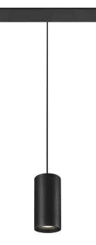 NUMINOS® S, 48V Pendelleuchte, Pendellänge 150 cm, 4000 K, 40°, DALI 2, matt schwarz