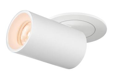 Preview: NUMINOS® PROJECTOR XS, Deckeneinbauleuchte, 2700 K, 40°, zylindrisch, weiß / weiß