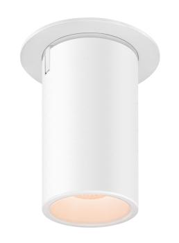 NUMINOS® PROJECTOR M, Deckeneinbauleuchte, 2700 K, 55°, zylindrisch, weiß / weiß