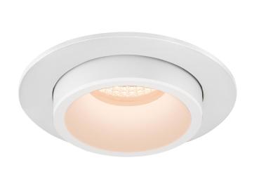 NUMINOS® PROJECTOR M, Deckeneinbauleuchte, 2700 K, 55°, zylindrisch, weiß / weiß