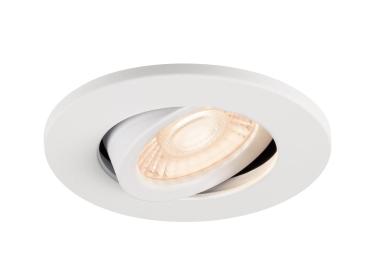 Preview: UNIVERSAL DOWNLIGHT Abdeckung, für Downlight IP20, schwenkbar, rund, weiss