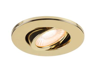 Preview: UNIVERSAL DOWNLIGHT Abdeckung, für Downlight IP20, schwenkbar, rund, gold