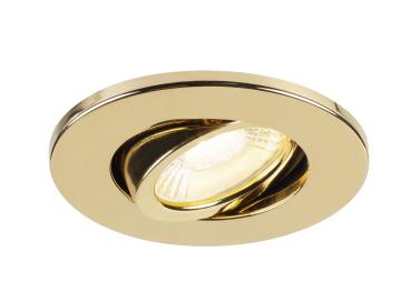 Preview: UNIVERSAL DOWNLIGHT Abdeckung, für Downlight IP20, schwenkbar, rund, gold