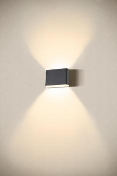 OVAL 14 WL, Wandaufbauleuchte 2700/3000 K, 6 W, schwarz