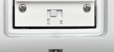 Preview: OVAL 18 WL, Wandaufbauleuchte 2700/3000 K, 10 W, weiß