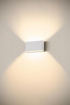 OVAL 18 WL, Wandaufbauleuchte 2700/3000 K, 10 W, weiß