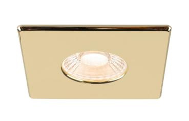 Preview: UNIVERSAL DOWNLIGHT Abdeckung, für Downlight IP65, eckig, gold