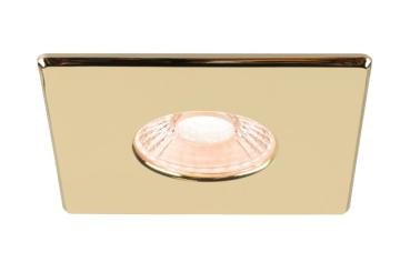 Preview: UNIVERSAL DOWNLIGHT Abdeckung, für Downlight IP65, eckig, gold