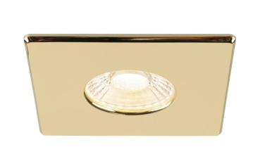 Preview: UNIVERSAL DOWNLIGHT Abdeckung, für Downlight IP65, eckig, gold