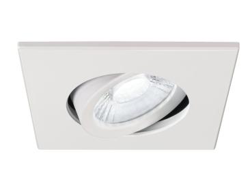 UNIVERSAL DOWNLIGHT Abdeckung, für Downlight IP20, schwenkbar, eckig, weiss